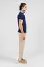 Eden Park Contrast Trim Polo Shirt-Tops-Eden Park-Denim-M-Diffney Menswear