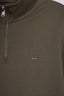 Eden Park Cotton Fleece Zip-Up Sweatshirt With A Stand-Up Collar