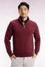 Eden Park Cotton Fleece Zip-Up Sweatshirt With A Stand-Up Collar