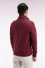 Eden Park Cotton Fleece Zip-Up Sweatshirt With A Stand-Up Collar