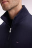 Eden Park Cotton Fleece Zip-Up Sweatshirt With A Stand-Up Collar