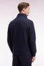 Eden Park Cotton Fleece Zip-Up Sweatshirt With A Stand-Up Collar