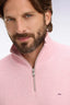 Eden Park Cotton Quarter-Zip Trucker Neck Sweater