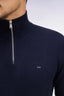 Eden Park Cotton Quarter-Zip Trucker Neck Sweater