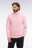 Eden Park Cotton Quarter-Zip Trucker Neck Sweater