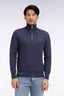 Eden Park Cotton Quarter-Zip Trucker Neck Sweater