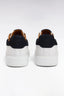 Eden Park Grained Leather Sneakers