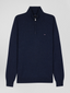 Eden Park Half Zip Wool And Cotton Jumper