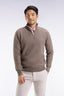 Eden Park Honeycomb Cotton Trucker Collar Sweater
