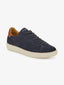 Menswear Shoes - Eden Park Navy Leather Trainers