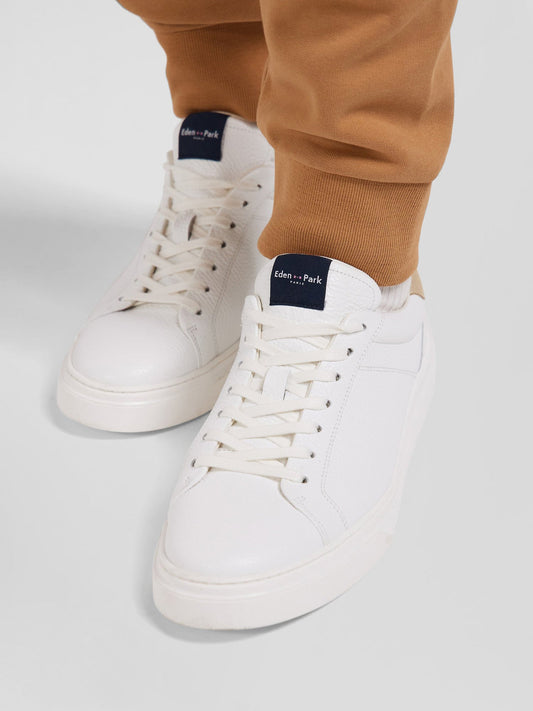 Eden Park Low-Top Leather Sneakers