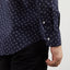 Eden Park Navy blue Pima cotton blouse with exclusive print