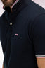 Eden Park Striped Detail Cotton Polo Shirt