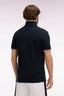 Eden Park Striped Detail Cotton Polo Shirt