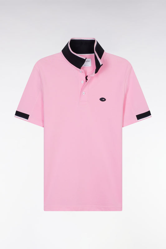 Eden Park Two Tone Ribbed Polo