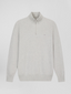 Eden Park Waffle Cotton Half-Zip Sweater