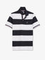 Eden Park White Striped Polo-Tops-Eden Park-White-S-Diffney Menswear