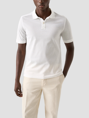 Eton Filo Di Scozia Solid Piqué Polo T-Shirt