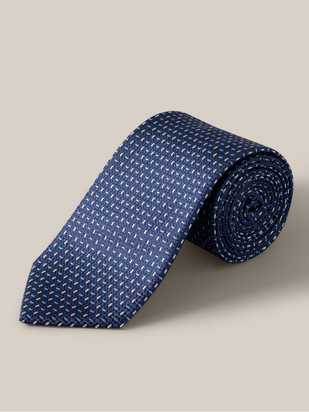 Eton Semi Solid Woven Silk Tie