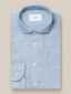 Eton Solid Twill Linen Slim Fit Shirt