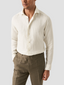 Eton Solid Twill Linen Slim Fit Shirt