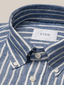 Eton Striped Linen Regular Fit Shirt