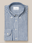 Eton Striped Linen Regular Fit Shirt