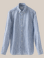 Eton Striped Linen Regular Fit Shirt