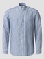 Eton Striped Linen Regular Fit Shirt