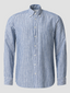 Eton Striped Linen Slim Fit Shirt