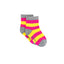 Fruit Salad Stripe Bamboo Sock (seamless toe)