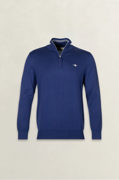 Gant Classic Cotton Half-Zip Sweater