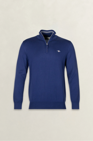 Gant Classic Cotton Half-Zip Sweater