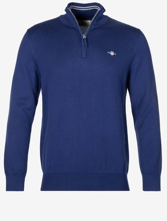 Gant Classic Cotton Half-Zip Sweater