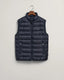 Gant Light Down Gilet-Jackets-Gant-Evening Blue-S-Diffney Menswear