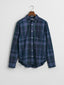 Gant Regular Fit Garment-Dyed Checked Shirt