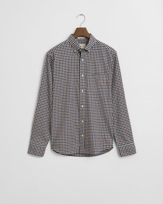 Gant Regular Fit Gingham Twill Shirt