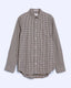 Gant Regular Fit Twill Micro Check Shirt - Beige