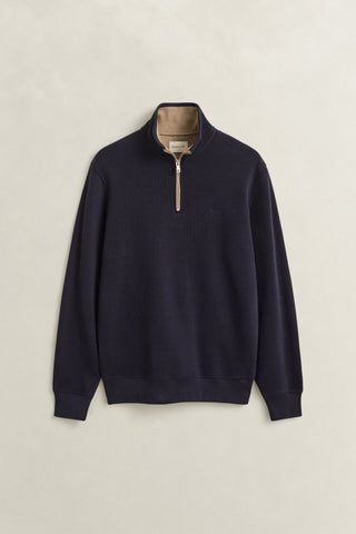 Gant Sacker Rib Half-Zip Sweatshirt
