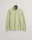 Gant Shield Half-Zip Sweatshirt-Knitwear-Gant-Mint Green-M-Diffney Menswear