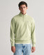 Gant Shield Half-Zip Sweatshirt-Knitwear-Gant-Mint Green-M-Diffney Menswear