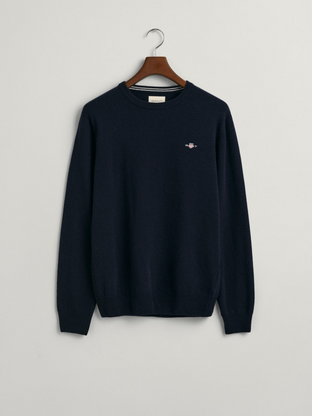 Gant Superfine Lambswool Crew Neck Sweater