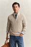 Gant Textured Cotton Half-Zip Sweater