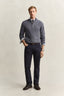 Gant Textured Cotton Half-Zip Sweater