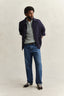 Gant Textured Cotton Half-Zip Sweater