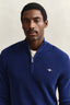 Gant Textured Cotton Half-Zip Sweater