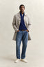 Gant Textured Cotton Half-Zip Sweater