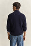 Gant Textured Cotton Half-Zip Sweater