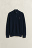 Gant Textured Cotton Half-Zip Sweater