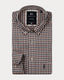 Giordano Dino Long Sleeve Babycord Check Shirt